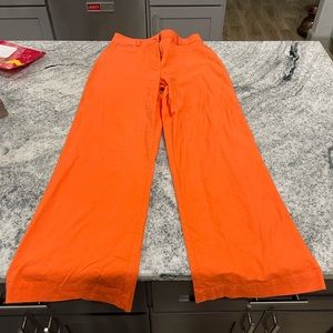 Orange Wide Leg shein pants